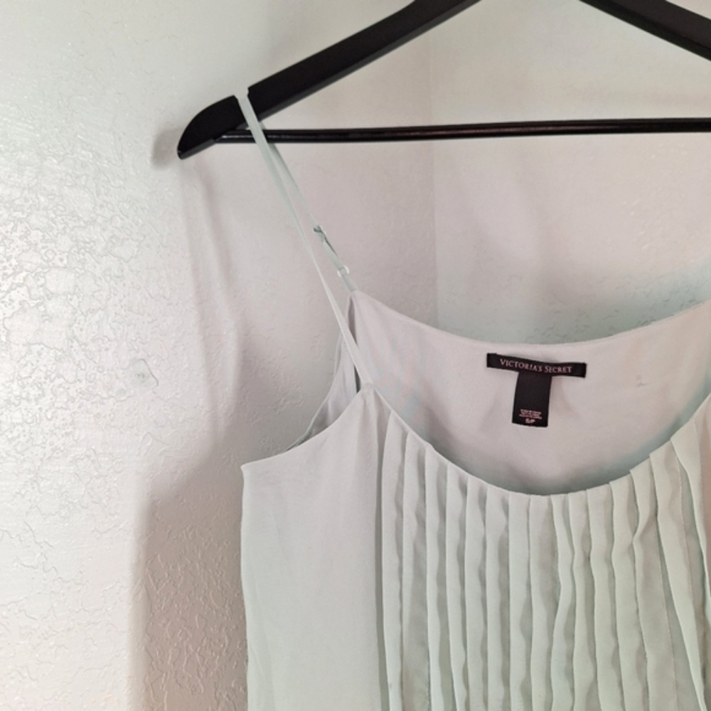 Victorias Secret Teal Pleated Dress